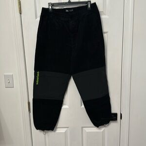 Corduroy mixed joggers worn once